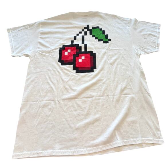 METAVIRGIN Graphic T SHIRT XL TEE Men's Women's Word Play 100% Cotton Cherries - Picture 3 of 8